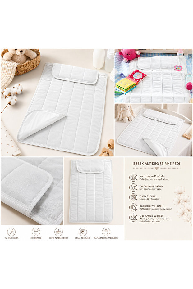 Mother Baby Care Newborn Diaper Changing Pad Cushion Cover