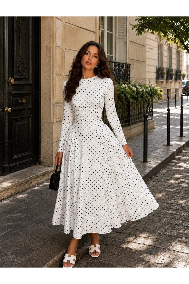 ROCHIE LUNGĂ DE DAMĂ CU POȚIȚE - 5