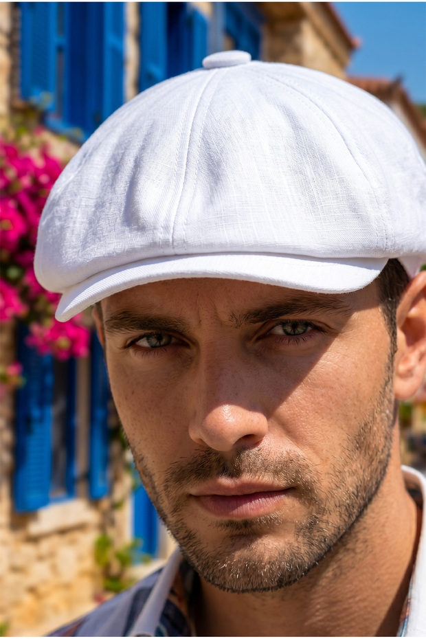 Summer Linen Peaky Blinders 8 Piece Men's Cap Hat Cp237