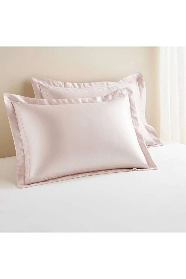 Luxe Cotton Tencel 2-piece Oxford Pillow Case Set 50x75+5cm - Rose
