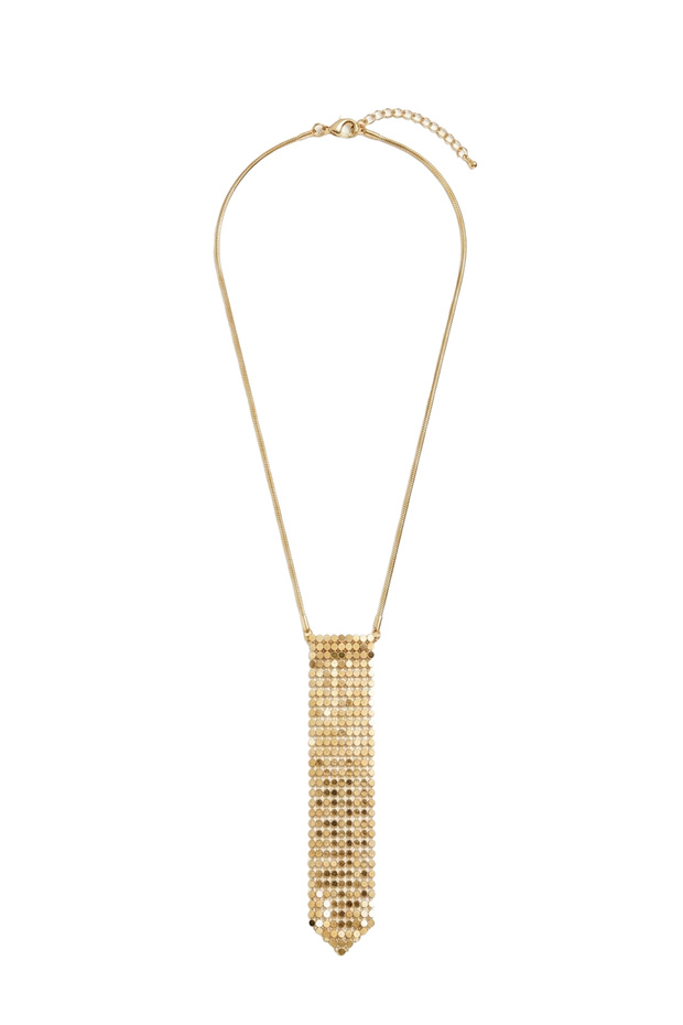Steel Golden Veil Necklace