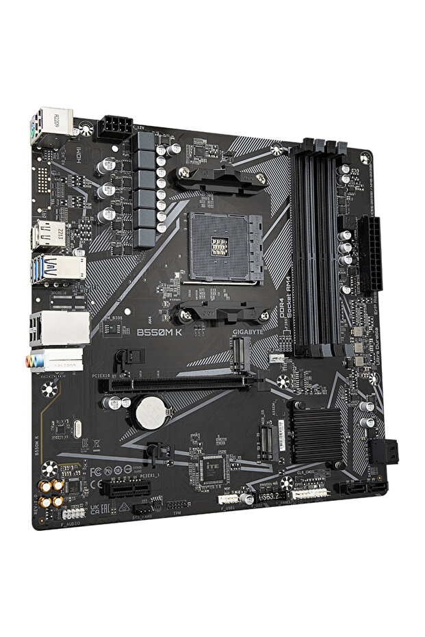 B550M K, AMD B550, Socket AM4, mATX - 4