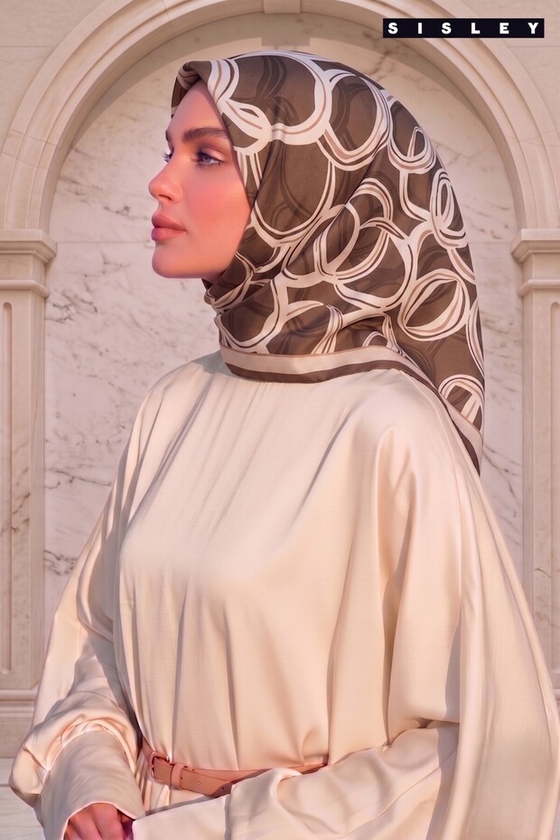 وشاح حرير ساتان-2042-90*90