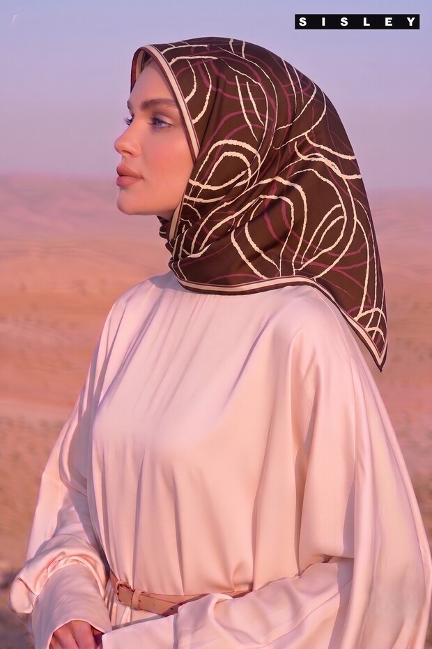Silk Tivil Scarf-2028-90*90