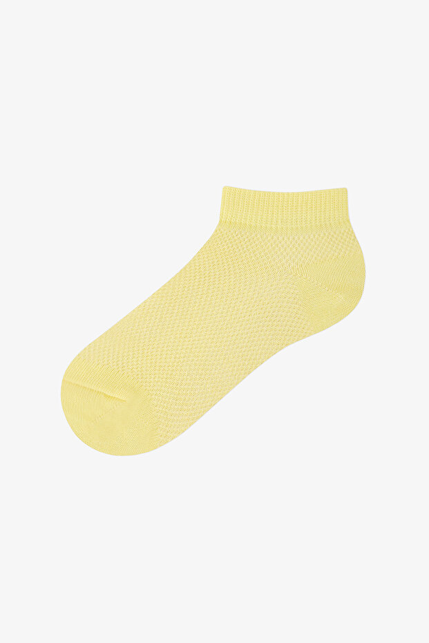 Kız Çocuk Basic Colorful 4lü Patik Çorap - 5