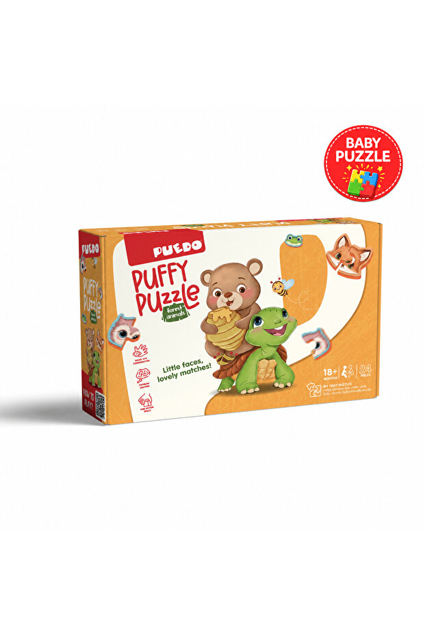 Puffy Baby Puzzle - Hayvanlar +18 Ay - 1