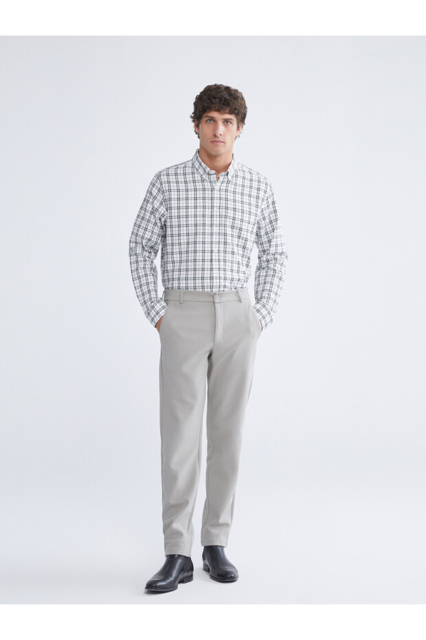 Southblue Beige Standard Fit Men's Trousers