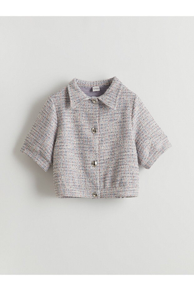 Trendlucky Girl's Tweed Jacket with a Difference