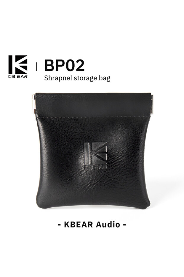 علبة سماعات KBEAR BP02، صندوق تخزين سماعات بلوتوث مربع الشكل، حافظة محمولة مضغوطة لتخزين السماعات