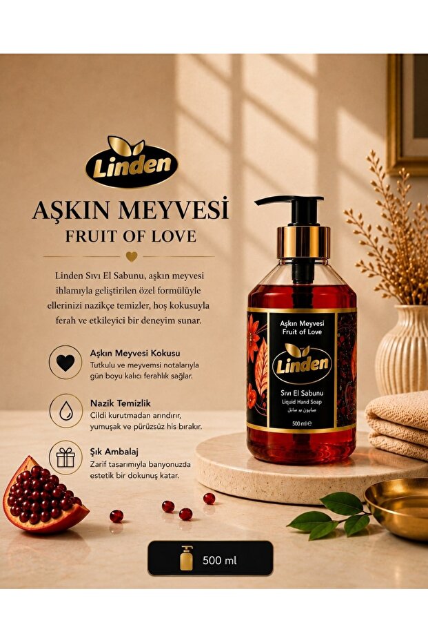 Fruit of Love Liquid Hand Soap 500 ml | Fruit of Love | Hand Soap