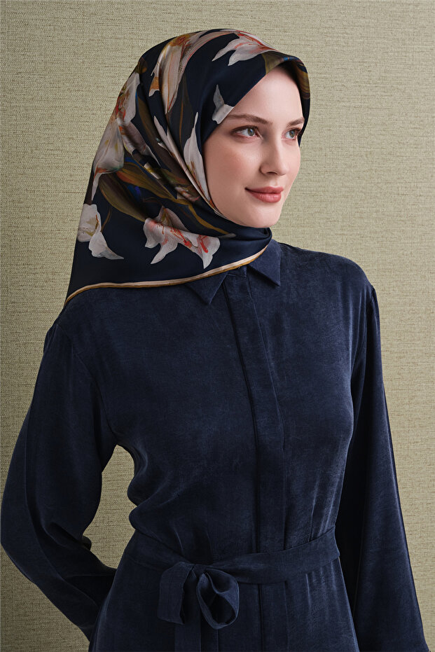 Pure Silk Twill Scarf 9620D 04