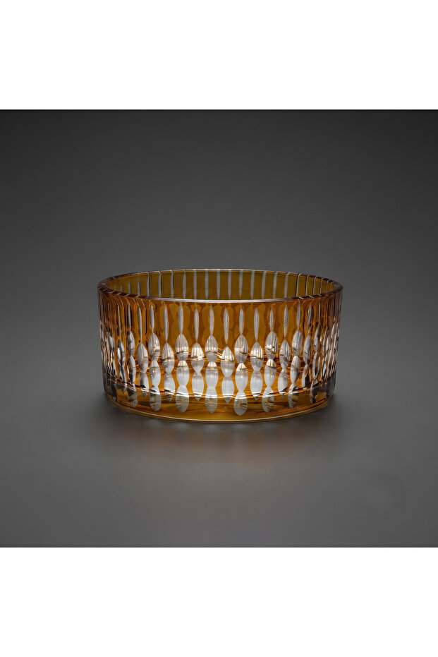 Crystal Decor Glass Bowl, Presentation Bowl, Salad Bowl