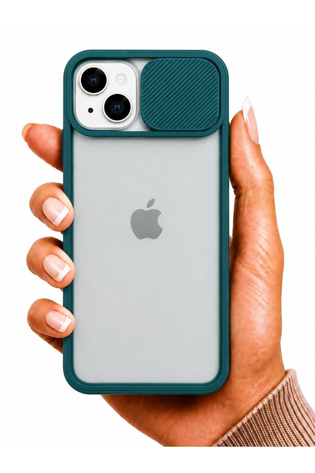 For Apple iPhone 13 Mini Case Camera Slider Matte Back Surface Color Frame Lens Cover
