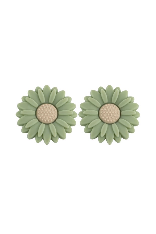 10pcs x 20mm Lint Sunrony 10pcs 20/30MM New Flower Silicone Beads For Jewelry Making DIY Daisy Focus