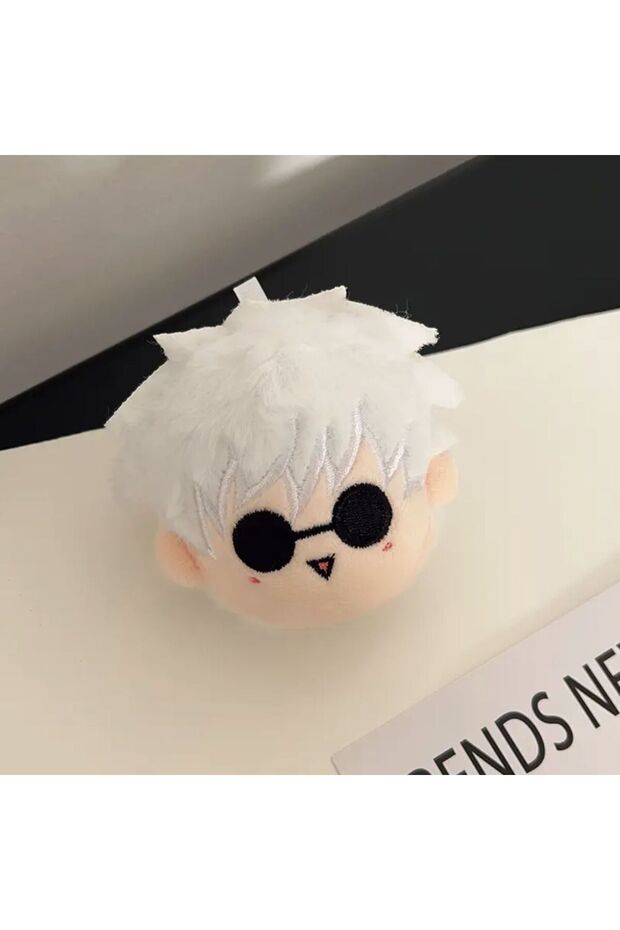 3 Jujutsu Kaisen Plush Keychain Gojo Satoru Dolls School Bag Key Pendant Geto Suguru Cute Soft Stuf.