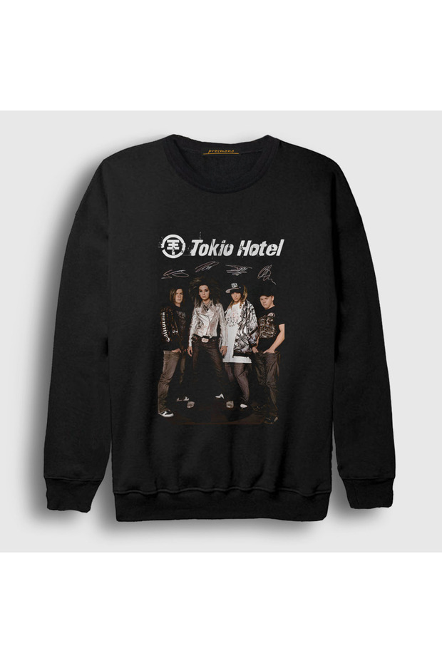 Unisex Black Signs Tokio Hotel Sweatshirt 600741Tt