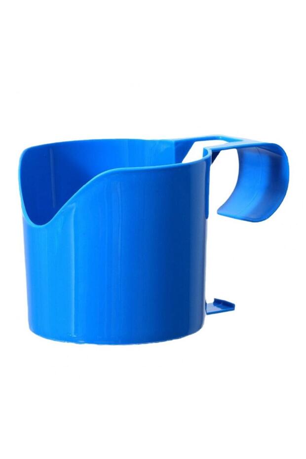 Blue Multifunctional Pool Organizer Floating Cup Holder Poolside Stackable Drink Holder for Easy Ins