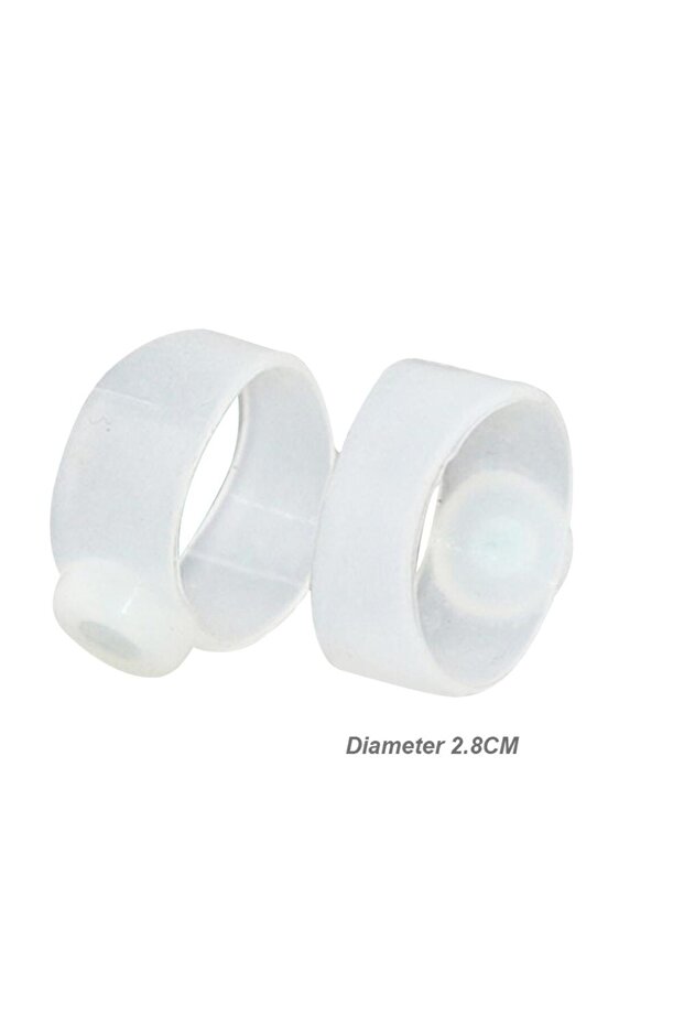 1 pair ( 2pcs) Toe Rings 2Pcs/Pair Magnetic Therapy Slimming Toe Rings Fast Lose Weight Burn Fat Red