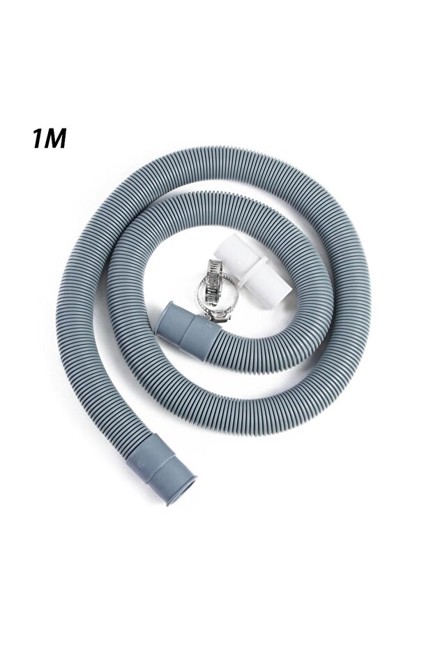 1M Universal Washing Machine Dishwasher Drain Waste Hose Extension Pipe Kit 1/2/3M