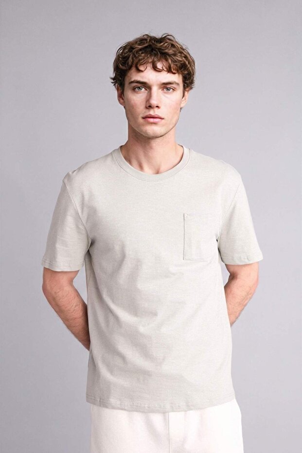 100% Cotton Regular Fit Crew Neck Short Sleeve T-Shirt G6991Ax26Sm
