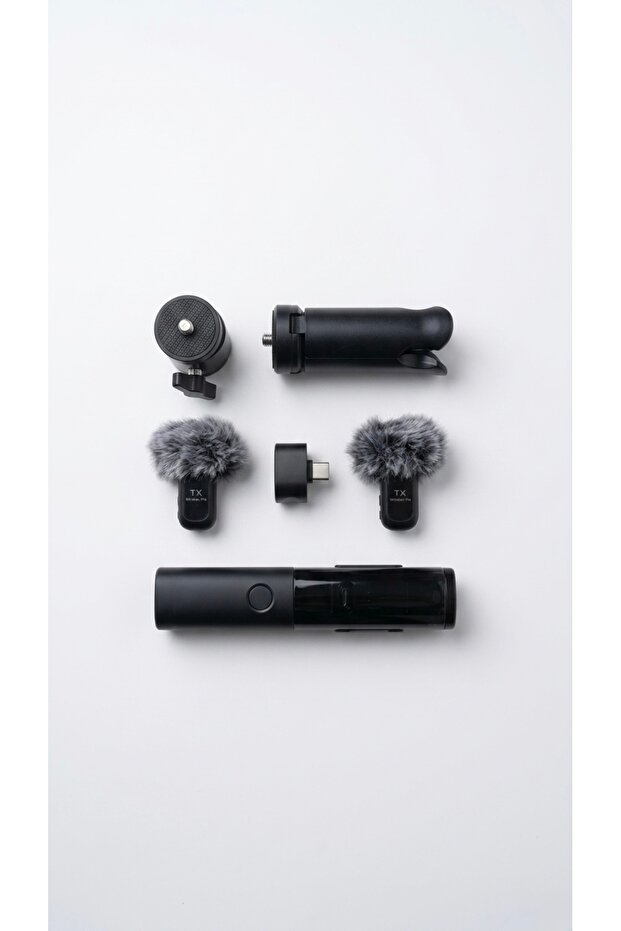 QY99 Wireless Lavalier Microphone System – 2.4GHz Plug-and-Play Lapel Mic for iPhone/Android, Noise Reduction, Ideal for Vlog, Interviews, and Live Streaming