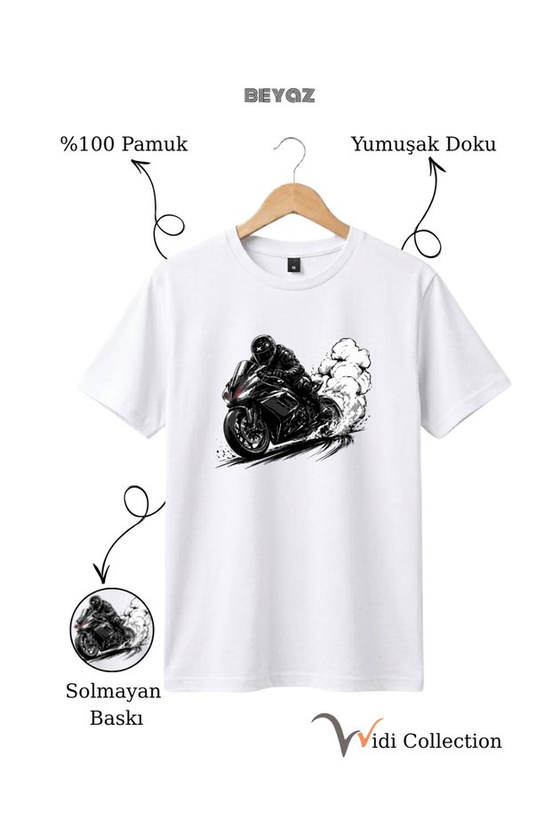 Racing Motor Drift Design 100% Cotton Regular Fit Unisex T-Shirt
