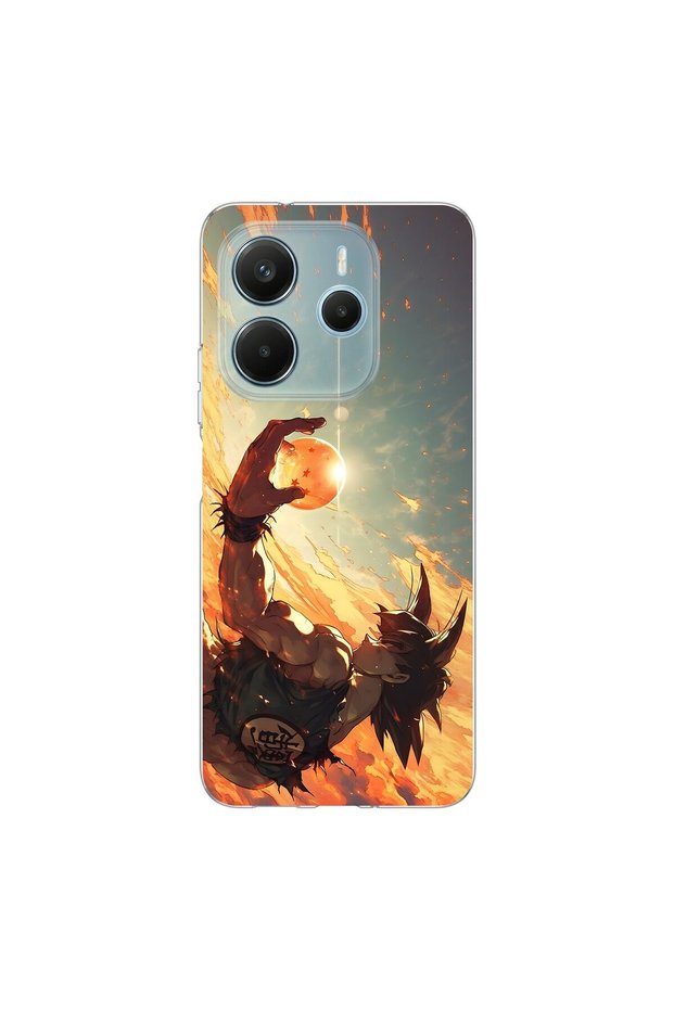 Redmi Note 14 Compatible Anime 5/3 Design Transparent Case