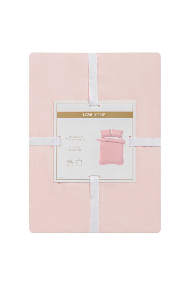 Pink Double Duvet Cover Set
