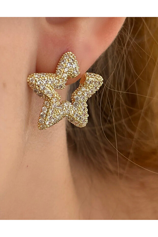 Jewelled Star Earrings