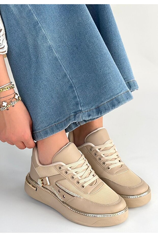 Women's Shoes Beige Skin Junda