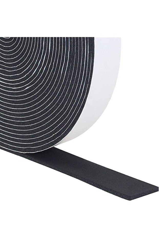 Double Sided Foam Tape Multi-Surface Black Adhesive Weatherstrip Seal Insulation Tape Window Insulat