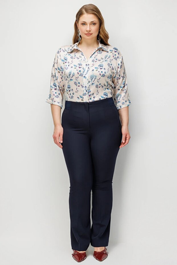 Elastic Side Pants 4164