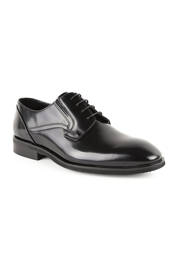 Men's Patent Leather Classic Shoes Lace-Up Groom's Suit Office Model Eva Sole L5816