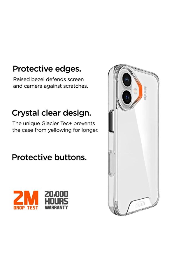 Husa Glacier Case iPhone 16 Clear - 2