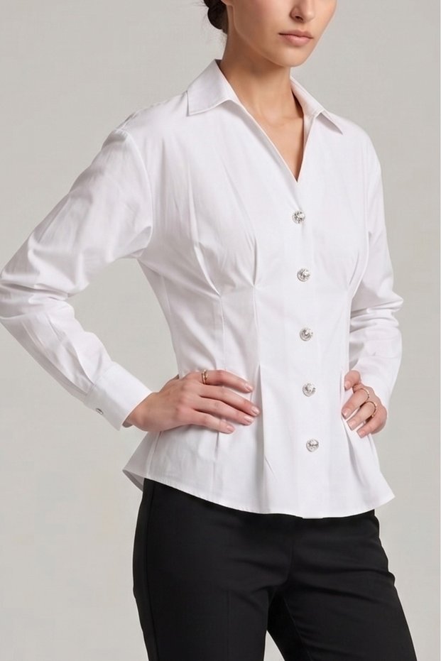 Women's New Season Pleated Shirt