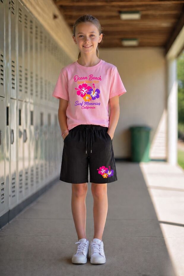 Busekids Girls' New Season Shorts and Top Set