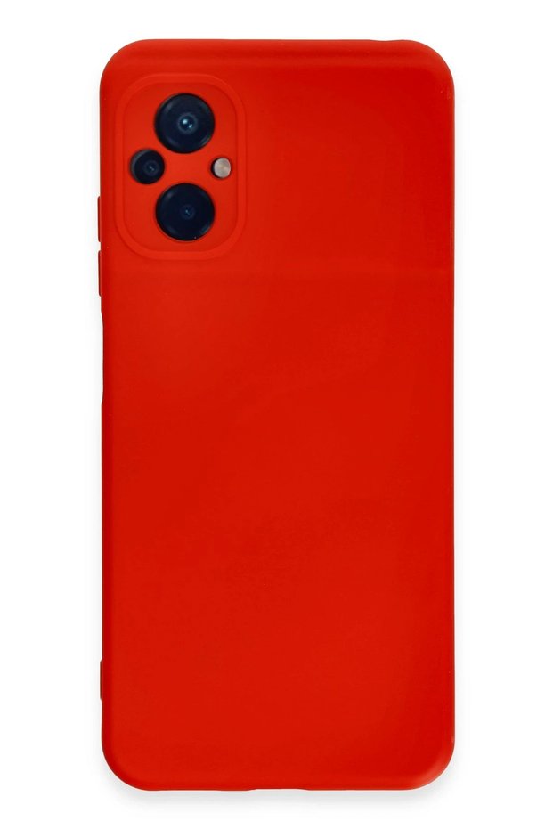Ilkeshop New Poco M5 Case Nano Inside Velvet Silicone (183955) - Red