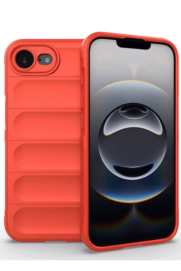Ilkeshop New iPhone 16E Case Optimum Silicone (214044) - Red