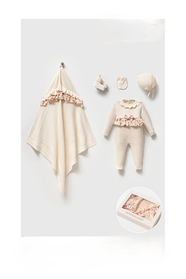 Baby Girl 0-3 Months Tulip Pattern Set of 5