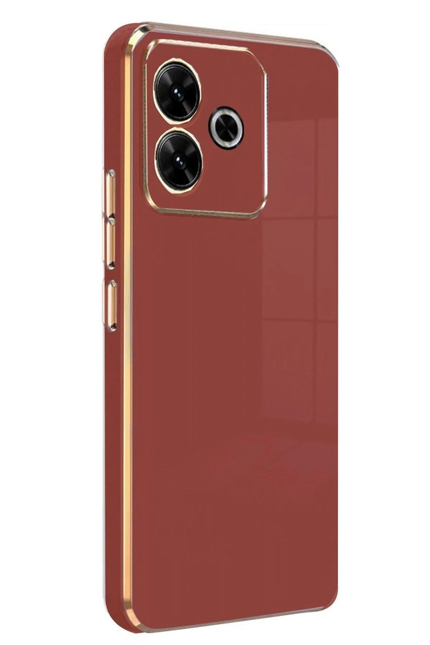 Ilkeshop New Redmi 13 4g Case Volet Silicone (11117) - Red