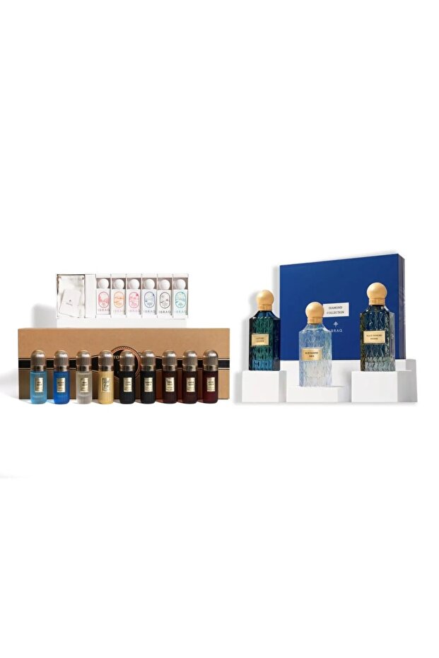 كجكوعه اطقم ابراق 18 قطعه عطر مجموعه توباكو ومجموعه دايموند ومجموعه سمر
