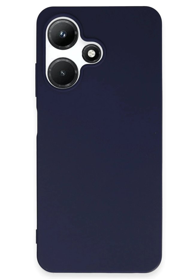 Ilkeshop New İnfinix Hot 30I Case First Silicone (205842) - Navy Blue