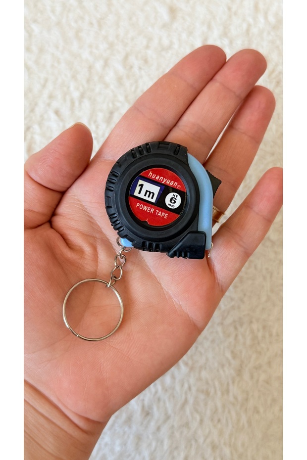 1m Mini Steel Tape Measure Keychain | 1m Practical Portable Measuring Tool | Gift-Practical Pocket Watch, Durable Mechanism, Stylish Set | Blue Color