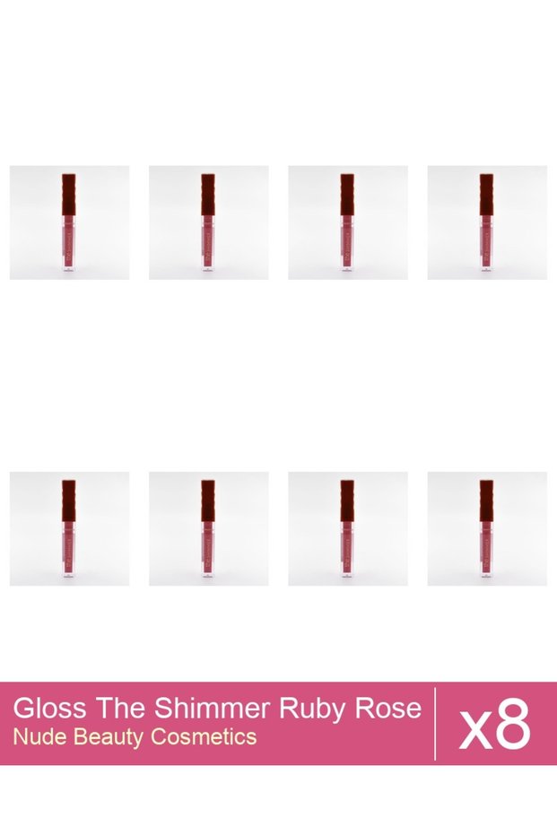 Set 8x Gloss The Shimmer Ruby Rose - 03