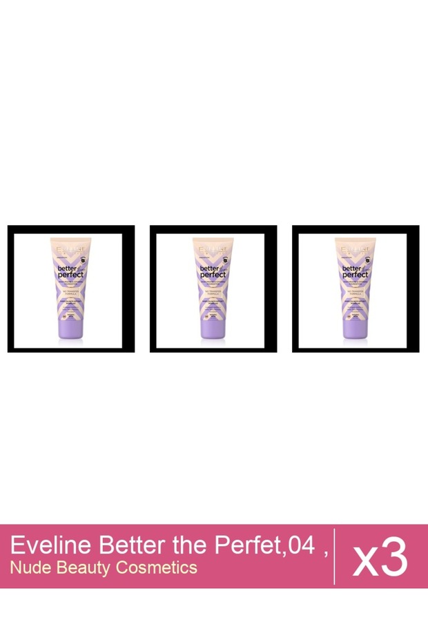 Set 3x Eveline Better the Perfet,04 , ( -beige) 30 ml