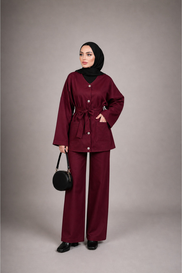 Hijab Pants Jacket Set