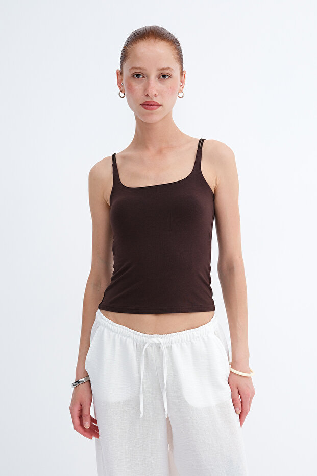 Modal Undershirt with Chest Pad A01406 - 3