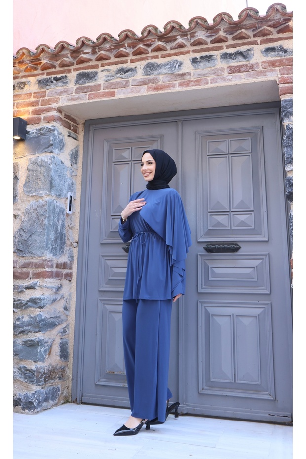 طقم ساندي مع عباءة - 2