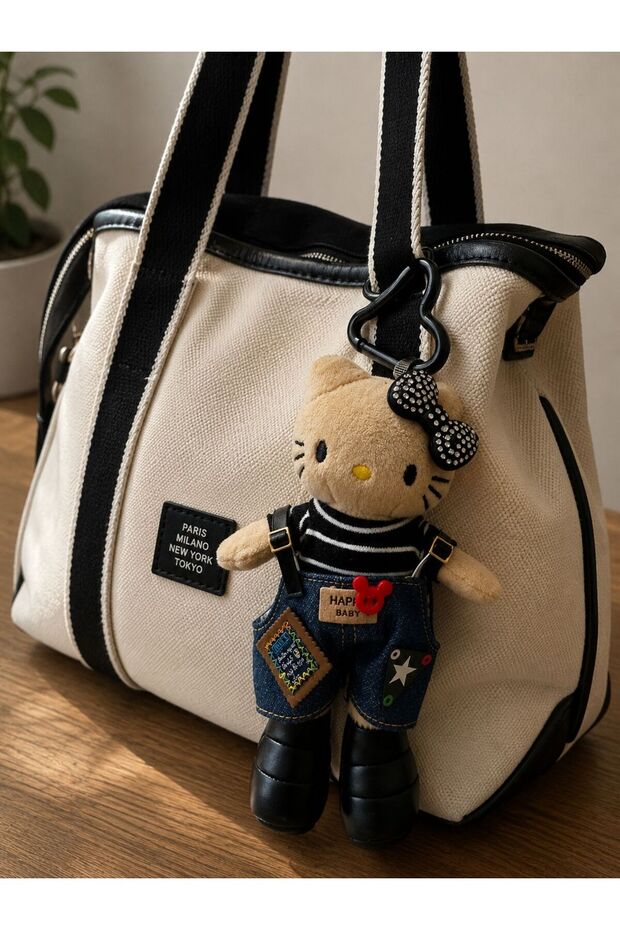 Hello Kitty Plush Figure Bag Accessory and Keychain