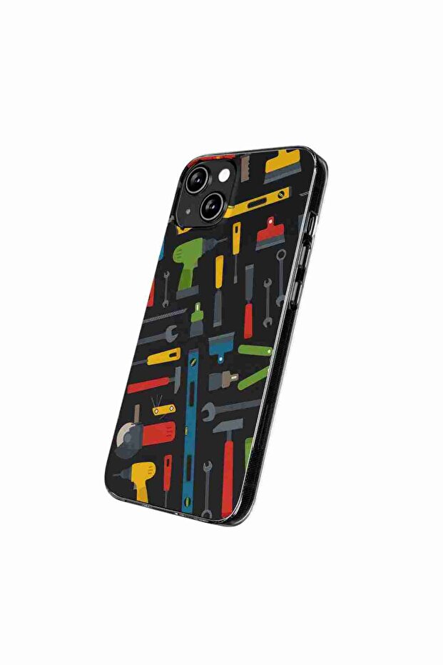 Case compatible with Honor X6 Silicone Gel Tpu Model Tools Pattern - 3